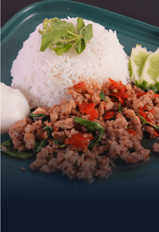 ข้าวกะเพราหมูสับ